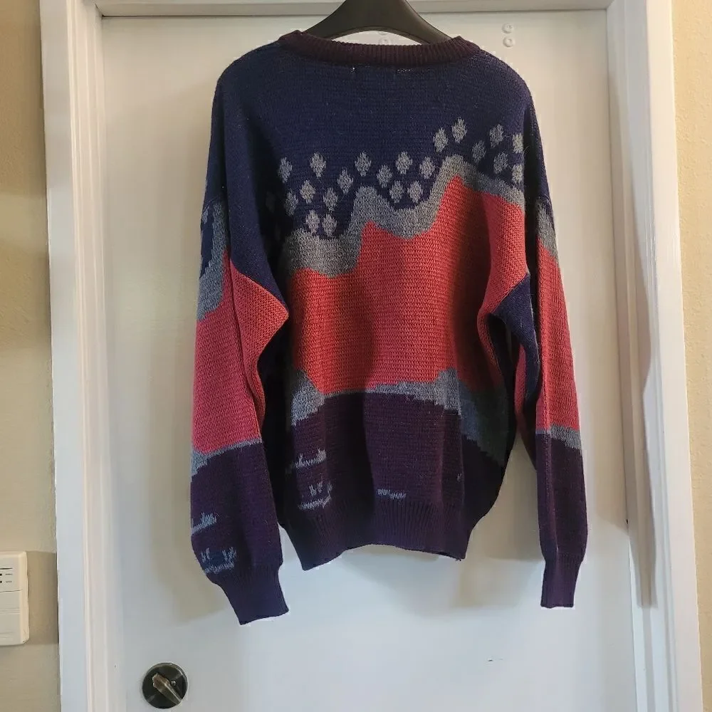 Pagliano Vtg. Appliqué Golf Sweater